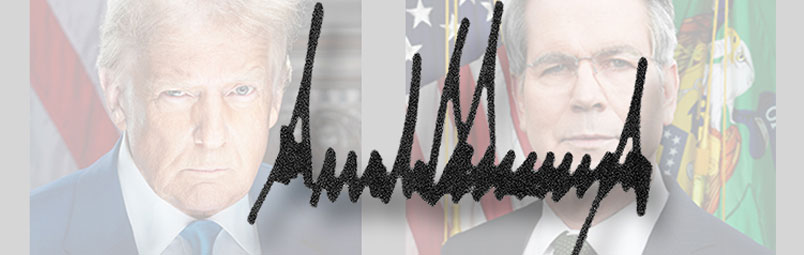 Trump signature to be on FRNs