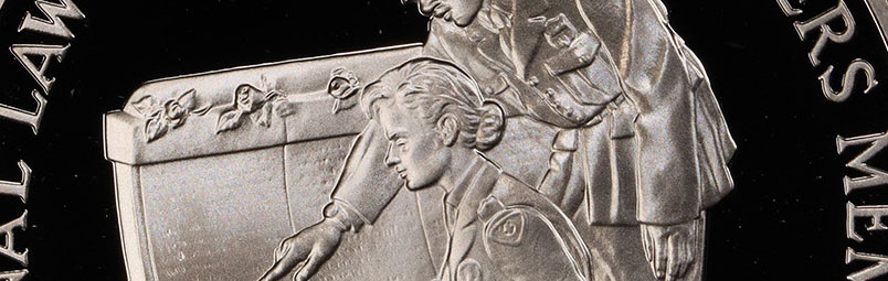 Honoring Fallen and Disabled Peace Officers with the National Law Enforcement Officers Memorial Silver Dollar