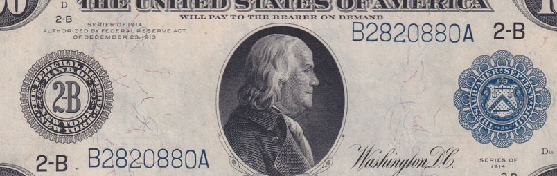 Notable Notes: 1914 $100 New York Federal Reserve Note