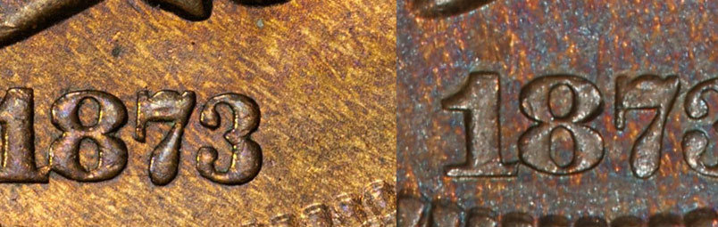 The Indian Cent Varieties of 1873