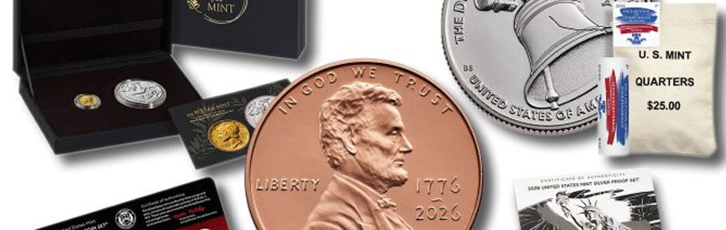 1776-2026 Cent, Quarter, and Gold Headline June U.S. Mint Releases