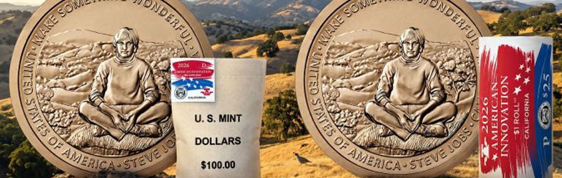 U.S. Mint Launches 2026 California $1 Featuring Steve Jobs, Liberty Bell Privy