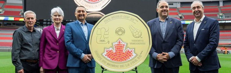 Royal Canadian Mint Launches FIFA World Cup 2026 $1 Coin