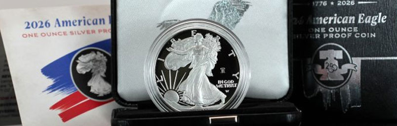 U.S. Mint Resumes 1776-2026 Proof Silver Eagle Sales June 24
