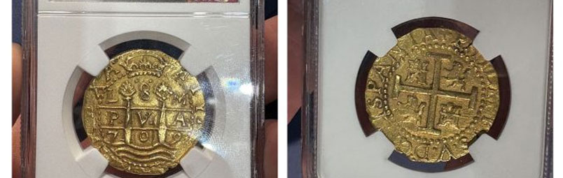 Stolen Sunken Treasure Gold Coin Recovered at CSNS Show