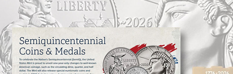 U.S. Mint launches Semiquincentennial Sweepstakes