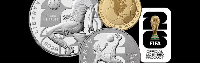 United States Mint Kicks Off Sales for 2026 FIFA World Cup Commemorative Coins June 4
